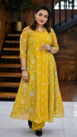 Chanderi Long Kurti - Image 2