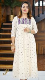 Gadhi Cotton Long Top - Image 2