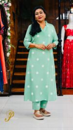 Handloom Cotton 2 piece Suit - Image 3