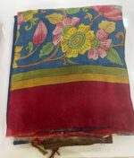 Assam Silk Kalamkari 3 Piece Suit Material - Image 4