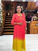 Georgette Double Dye Tunic Top