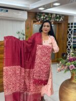 Maheshwari Silk 3-Piece Suit Material