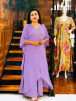 Uppada Silk Kaftan Suit