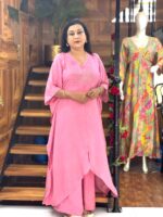 Uppada Silk Kaftan Suit - Image 2