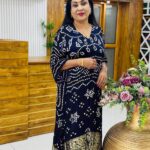 Modal Silk Bandhani Print Kaftan