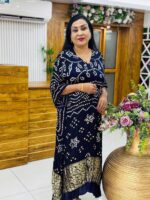 Modal Silk Bandhani Print Kaftan