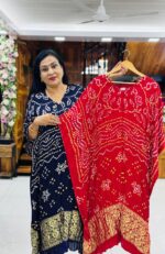 Modal Silk Bandhani Print Kaftan - Image 2