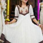 Mal Chanderi 16 Panel Kurti
