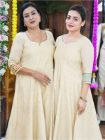 16-Panel Kerala Tissue Long Dress