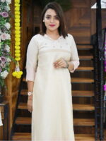 Semi Tussar Co-ord Set