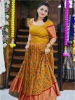 Semi Silk Skirt & Crop Top Collection