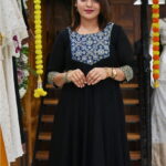Semi Silk 16-Panel Long Dress.