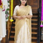 Chanderi Banarasi Weave Dhavani Suit Material