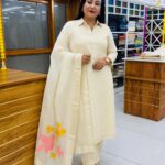 Uppada Tissue Dyeable Suit Material