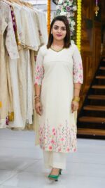 Mal Cotton Embroidered Co-Ord Set - Image 3