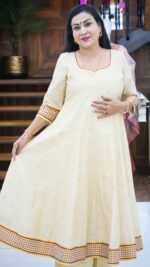 16-Panel Kerala Tissue Long Dress - Image 8
