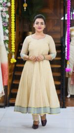 16-Panel Kerala Tissue Long Dress - Image 5