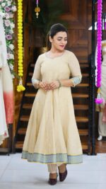 16-Panel Kerala Tissue Long Dress - Image 6