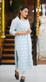 Crushed Chanderi Kanta Work Co-ord Set - Image 5