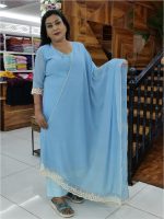 Viscose Georgette 3-Piece Suit